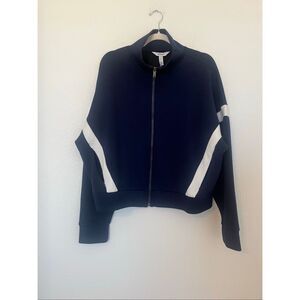 SPANX AirEssentials Striped Track Jacket NEW NWT